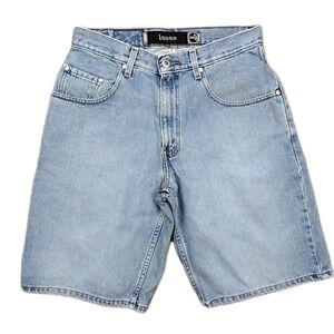 VTG Levis SilverTab Blue faded denim Shorts Men's SZ 31 Baggy Y2K 90s distressed